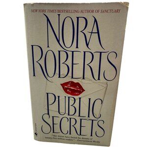 Nora Roberts "Public Secrets" Paperback Book Bantam 1998 English READ